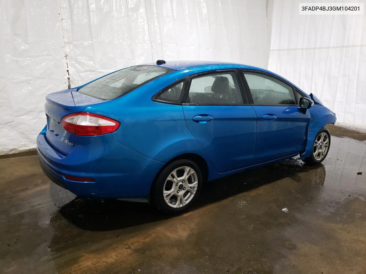 2016 Ford Fiesta Se VIN: 3FADP4BJ3GM104201 Lot: 72736034