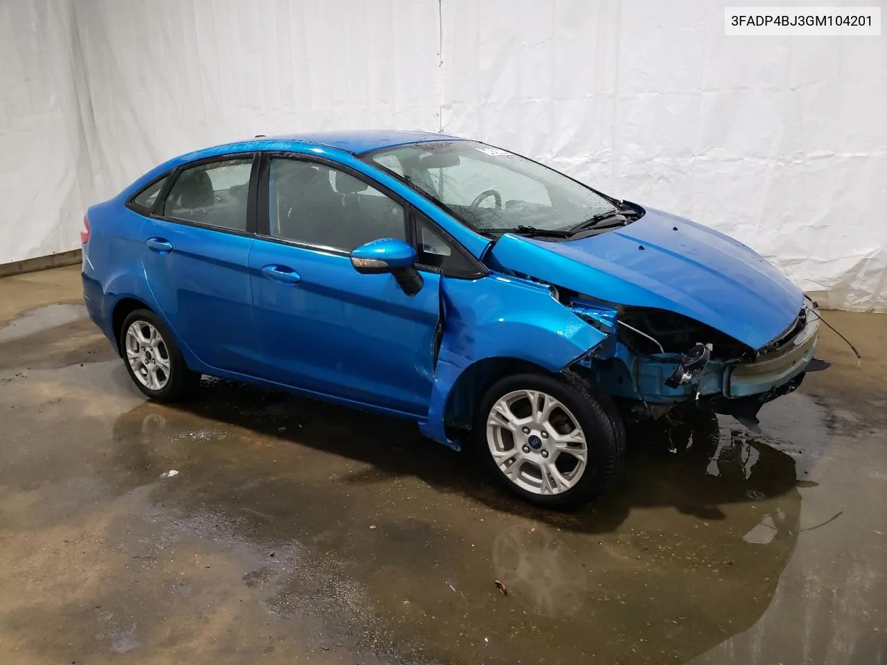 2016 Ford Fiesta Se VIN: 3FADP4BJ3GM104201 Lot: 72736034