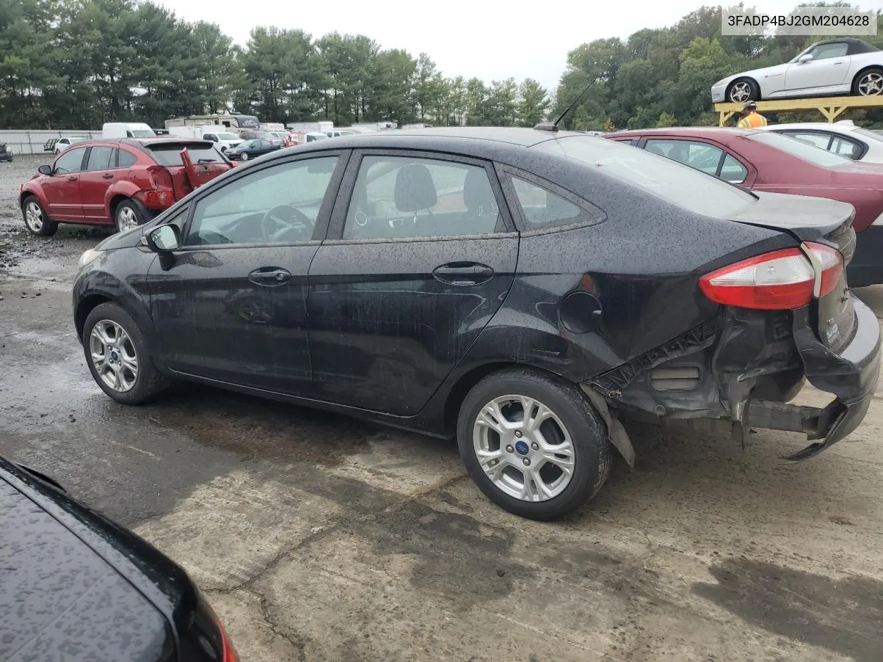 2016 Ford Fiesta Se VIN: 3FADP4BJ2GM204628 Lot: 72753744