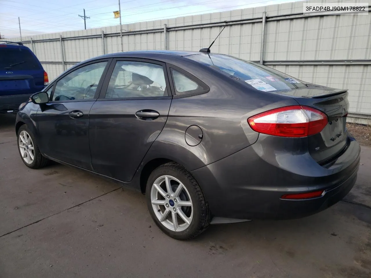 2016 Ford Fiesta Se VIN: 3FADP4BJ9GM178822 Lot: 80927983