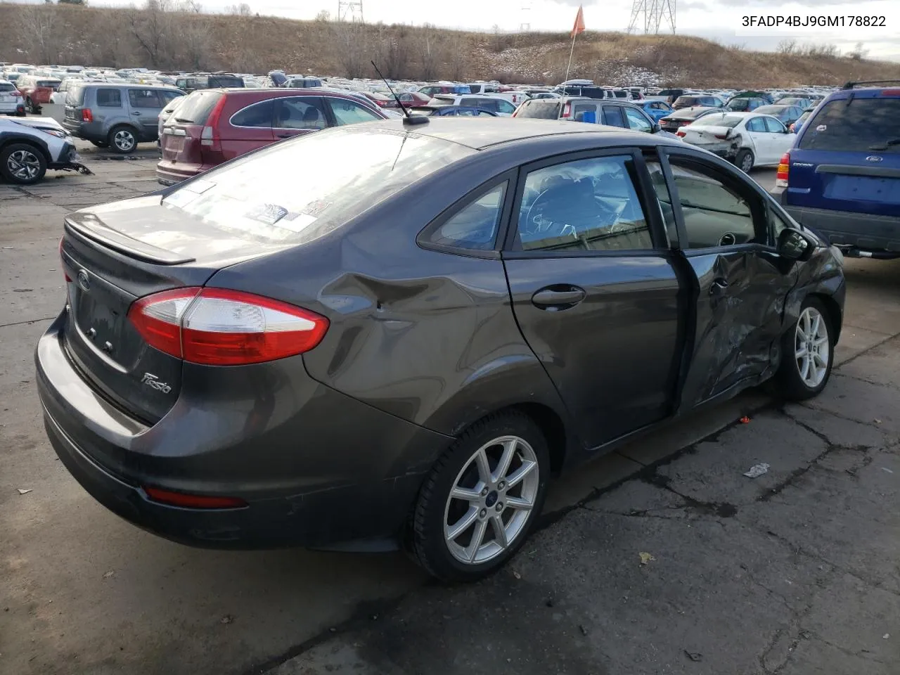 2016 Ford Fiesta Se VIN: 3FADP4BJ9GM178822 Lot: 80927983