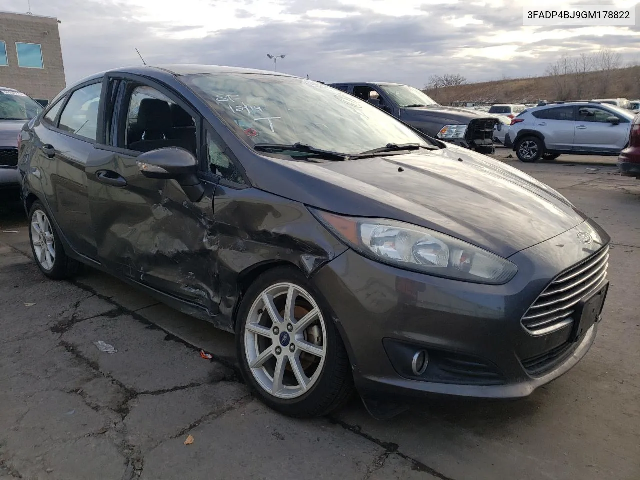 2016 Ford Fiesta Se VIN: 3FADP4BJ9GM178822 Lot: 80927983