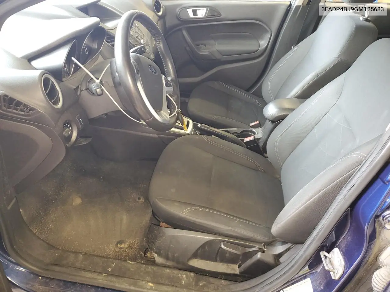 3FADP4BJ9GM125683 2016 Ford Fiesta Se