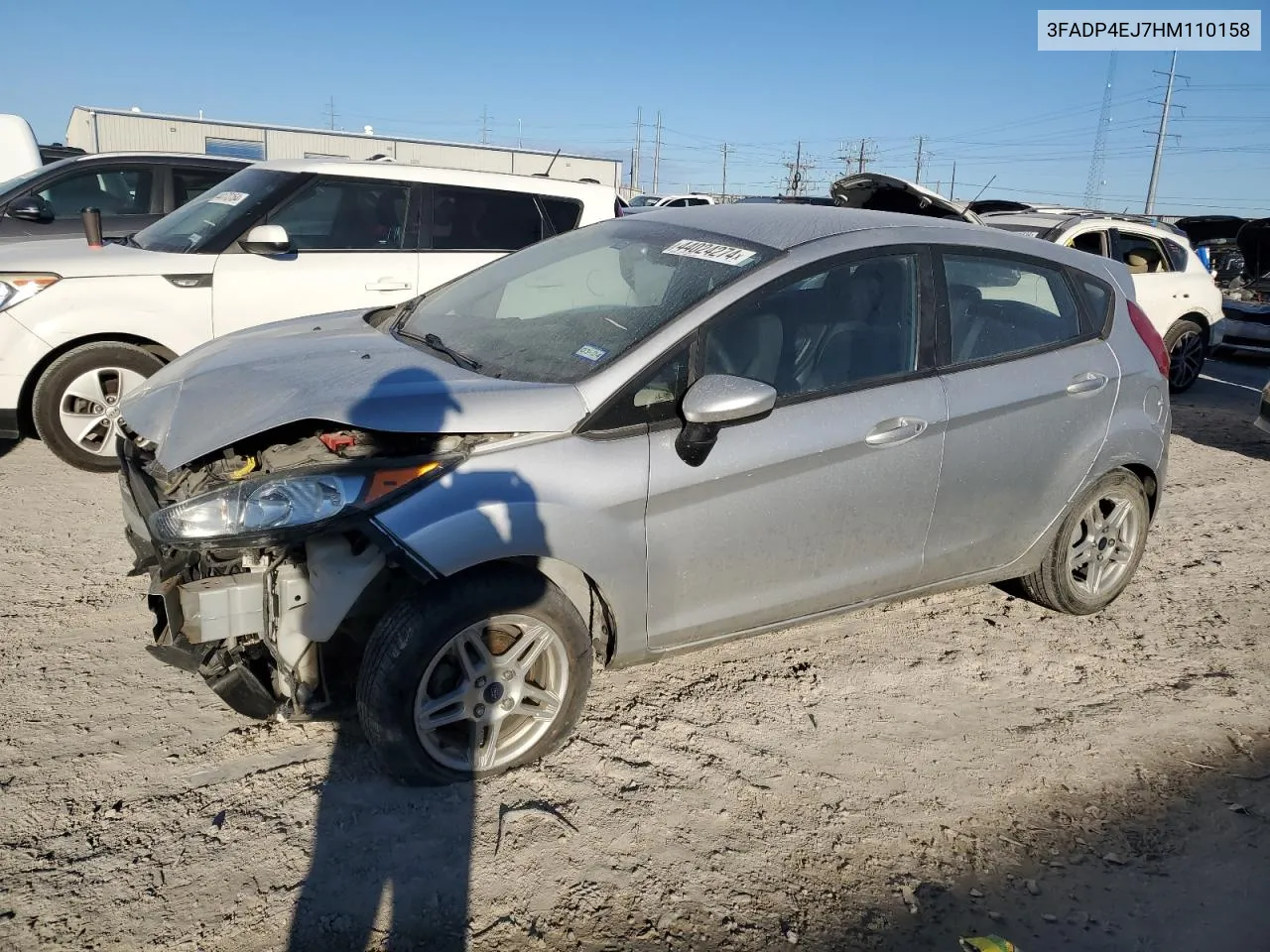 2017 Ford Fiesta Se VIN: 3FADP4EJ7HM110158 Lot: 44024274