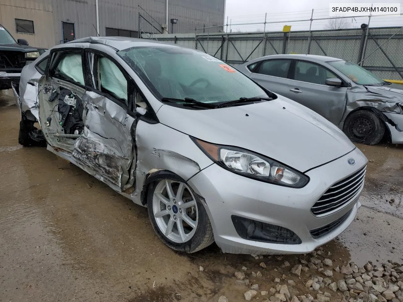 2017 Ford Fiesta Se VIN: 3FADP4BJXHM140100 Lot: 45411844