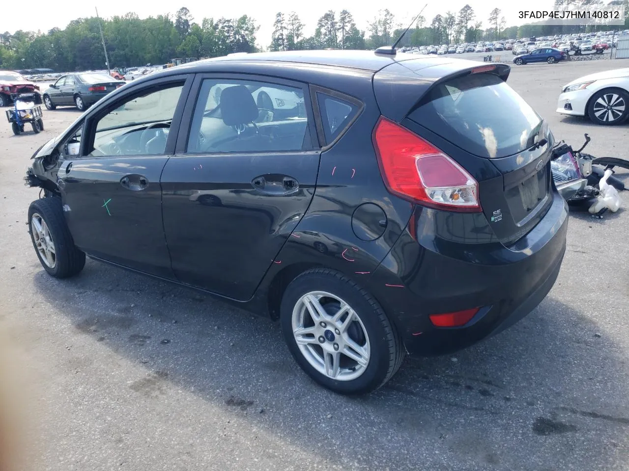 2017 Ford Fiesta Se VIN: 3FADP4EJ7HM140812 Lot: 51379134