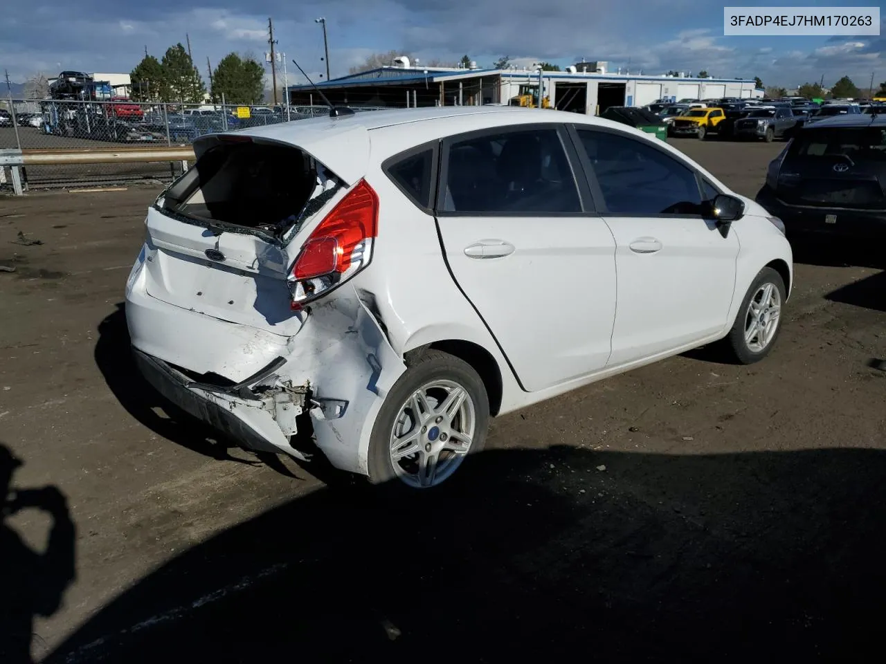 2017 Ford Fiesta Se VIN: 3FADP4EJ7HM170263 Lot: 51437814