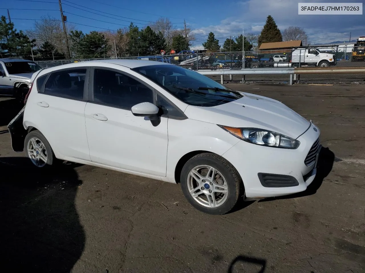 2017 Ford Fiesta Se VIN: 3FADP4EJ7HM170263 Lot: 51437814