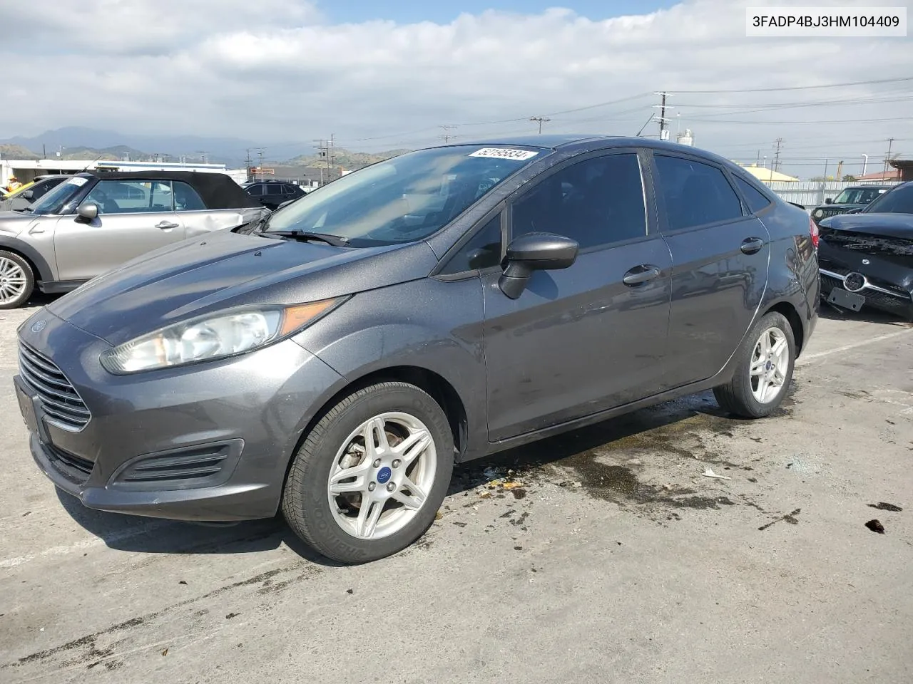 2017 Ford Fiesta Se VIN: 3FADP4BJ3HM104409 Lot: 52195834