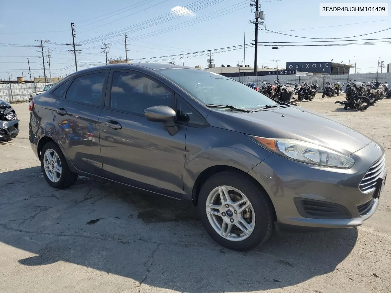 2017 Ford Fiesta Se VIN: 3FADP4BJ3HM104409 Lot: 52195834