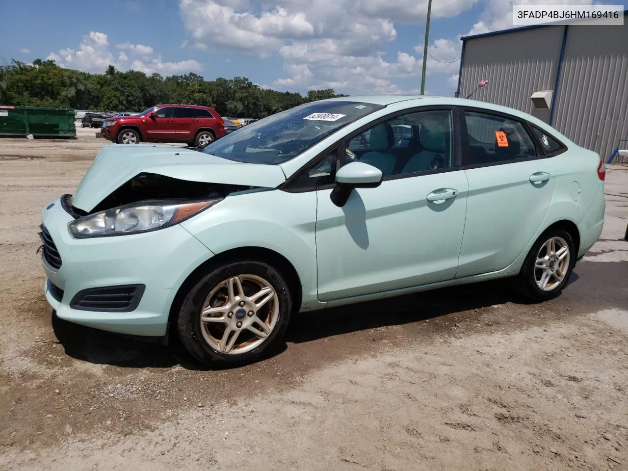 2017 Ford Fiesta Se VIN: 3FADP4BJ6HM169416 Lot: 52908814