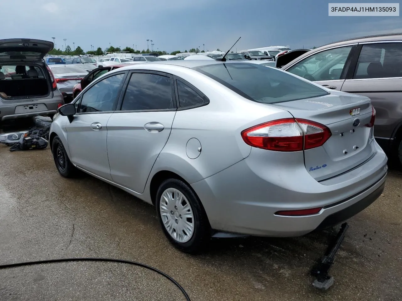 2017 Ford Fiesta S VIN: 3FADP4AJ1HM135093 Lot: 53752164