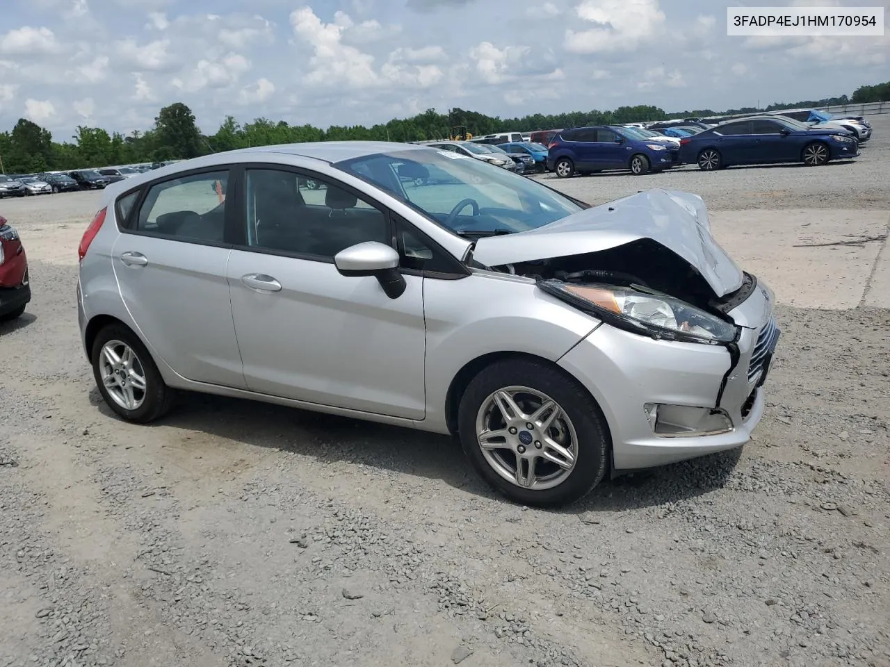 2017 Ford Fiesta Se VIN: 3FADP4EJ1HM170954 Lot: 53817284