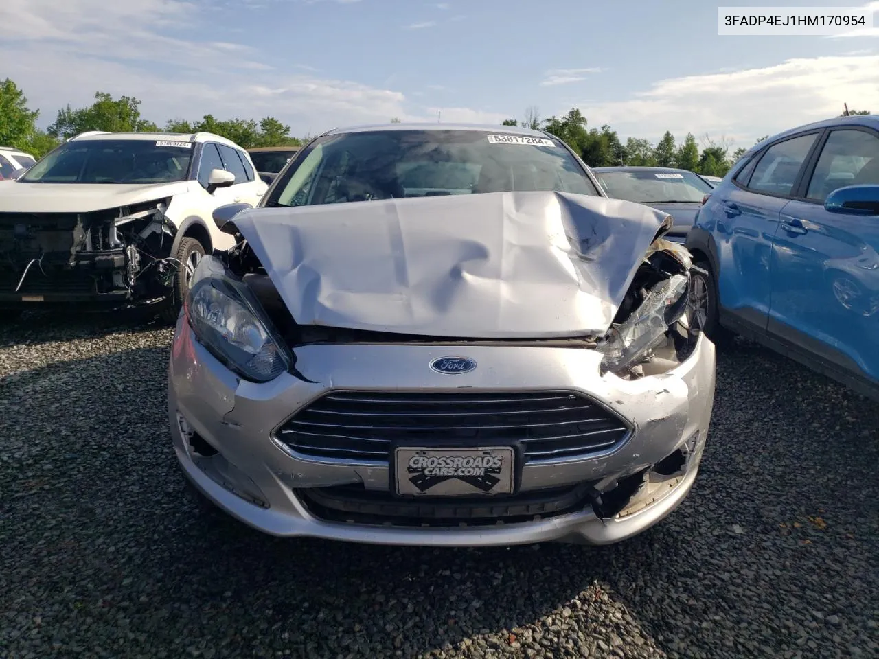 2017 Ford Fiesta Se VIN: 3FADP4EJ1HM170954 Lot: 53817284