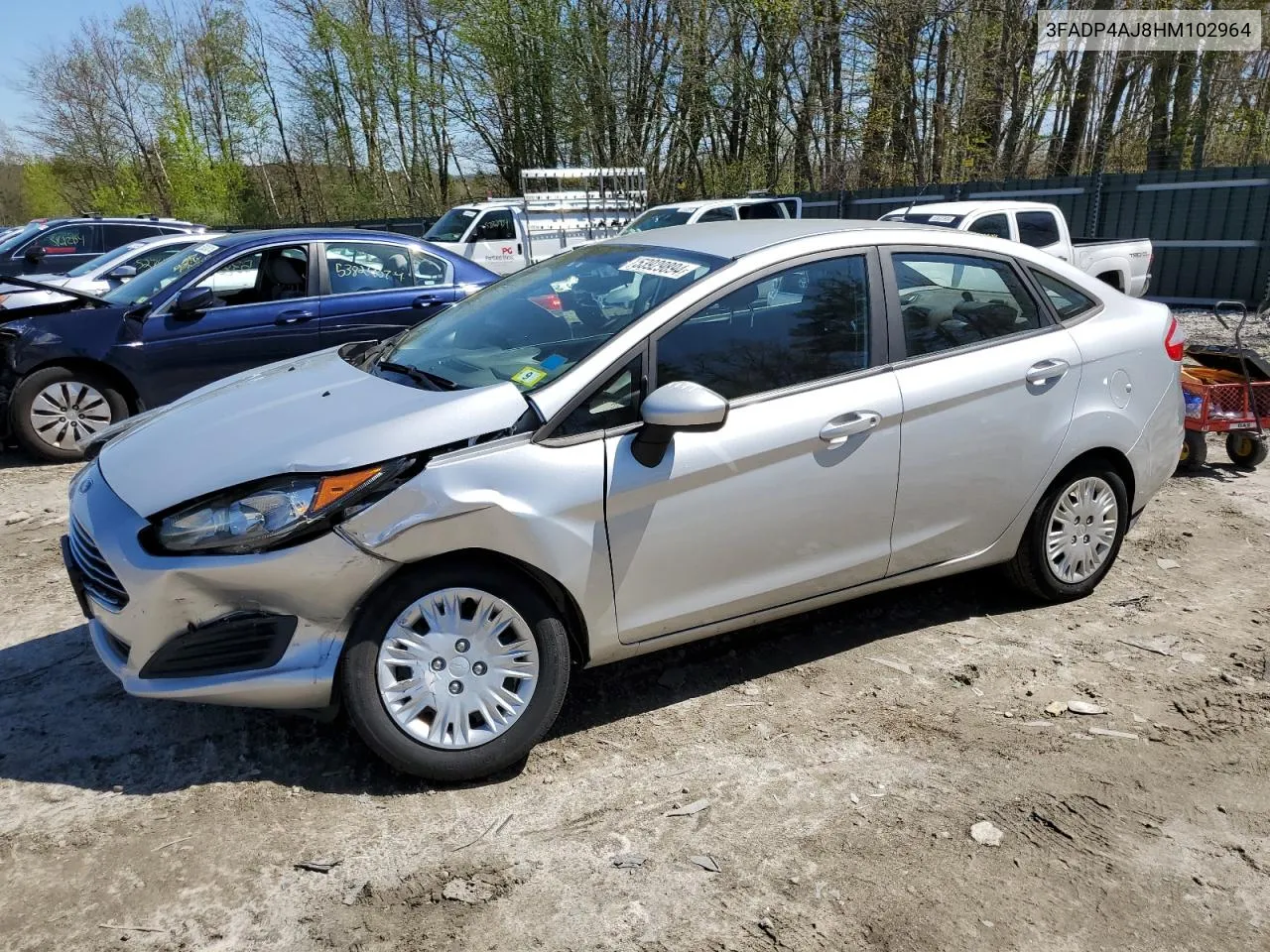 2017 Ford Fiesta S VIN: 3FADP4AJ8HM102964 Lot: 53929894