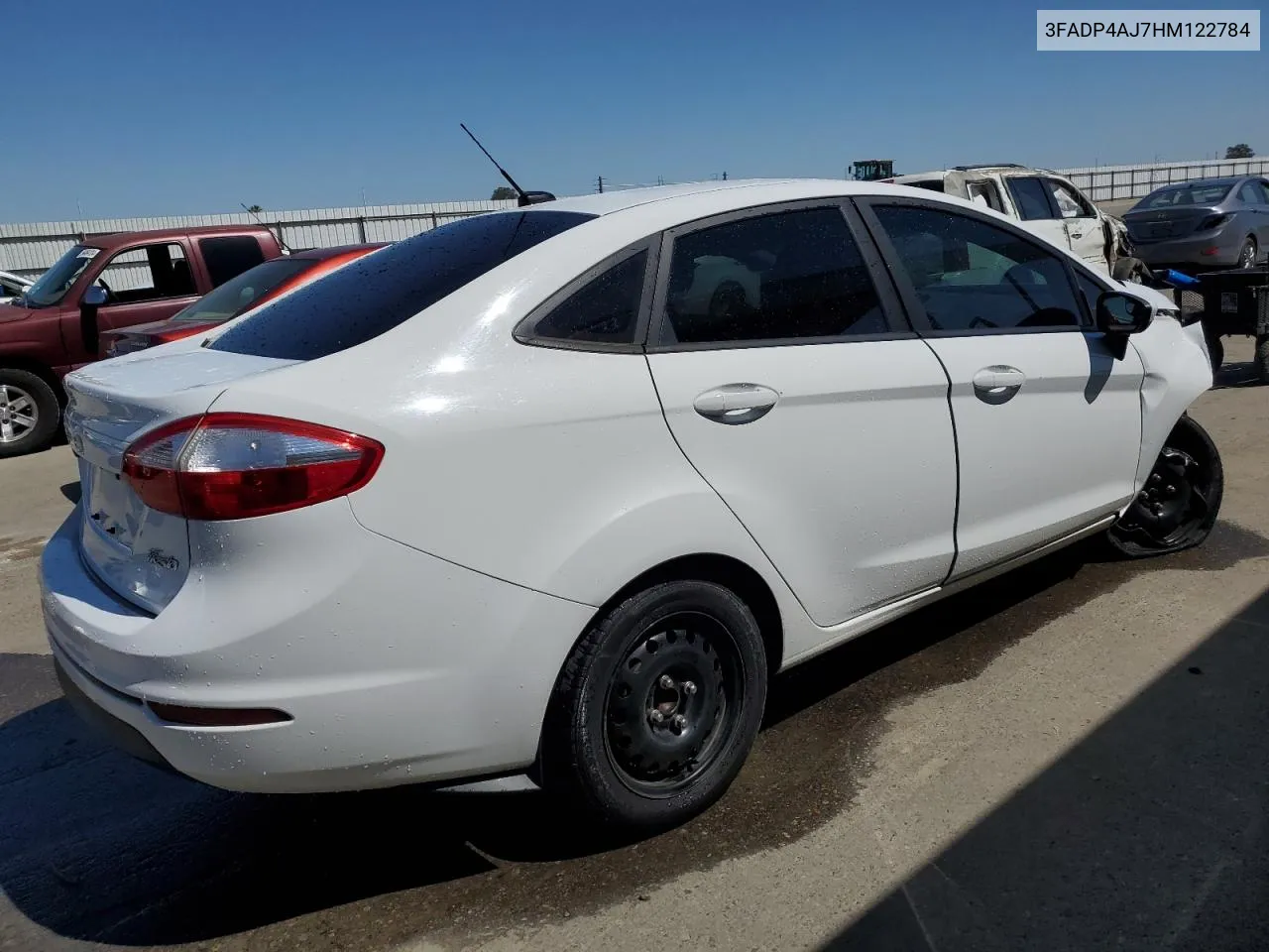 2017 Ford Fiesta S VIN: 3FADP4AJ7HM122784 Lot: 54448014