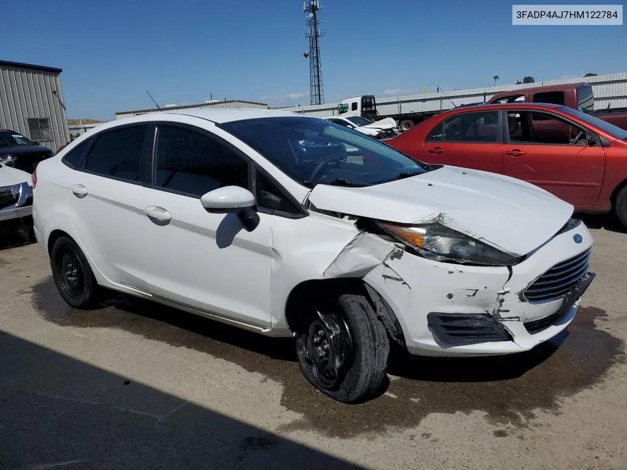 2017 Ford Fiesta S VIN: 3FADP4AJ7HM122784 Lot: 54448014