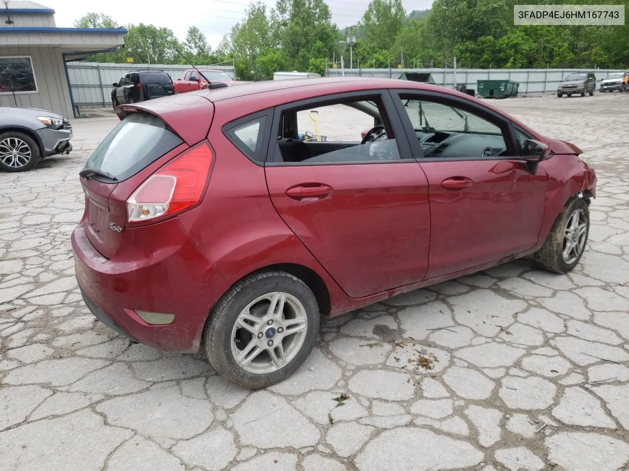 2017 Ford Fiesta Se VIN: 3FADP4EJ6HM167743 Lot: 54532684