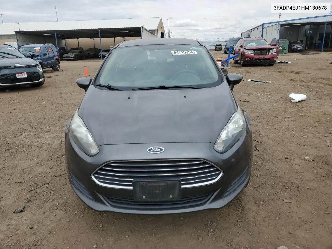 2017 Ford Fiesta Se VIN: 3FADP4EJ1HM130678 Lot: 54715354