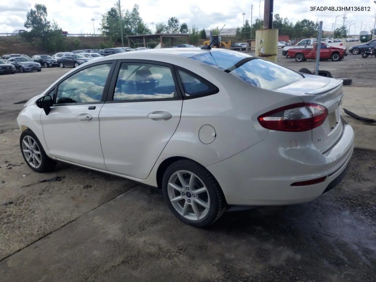 2017 Ford Fiesta Se VIN: 3FADP4BJ3HM136812 Lot: 54798884