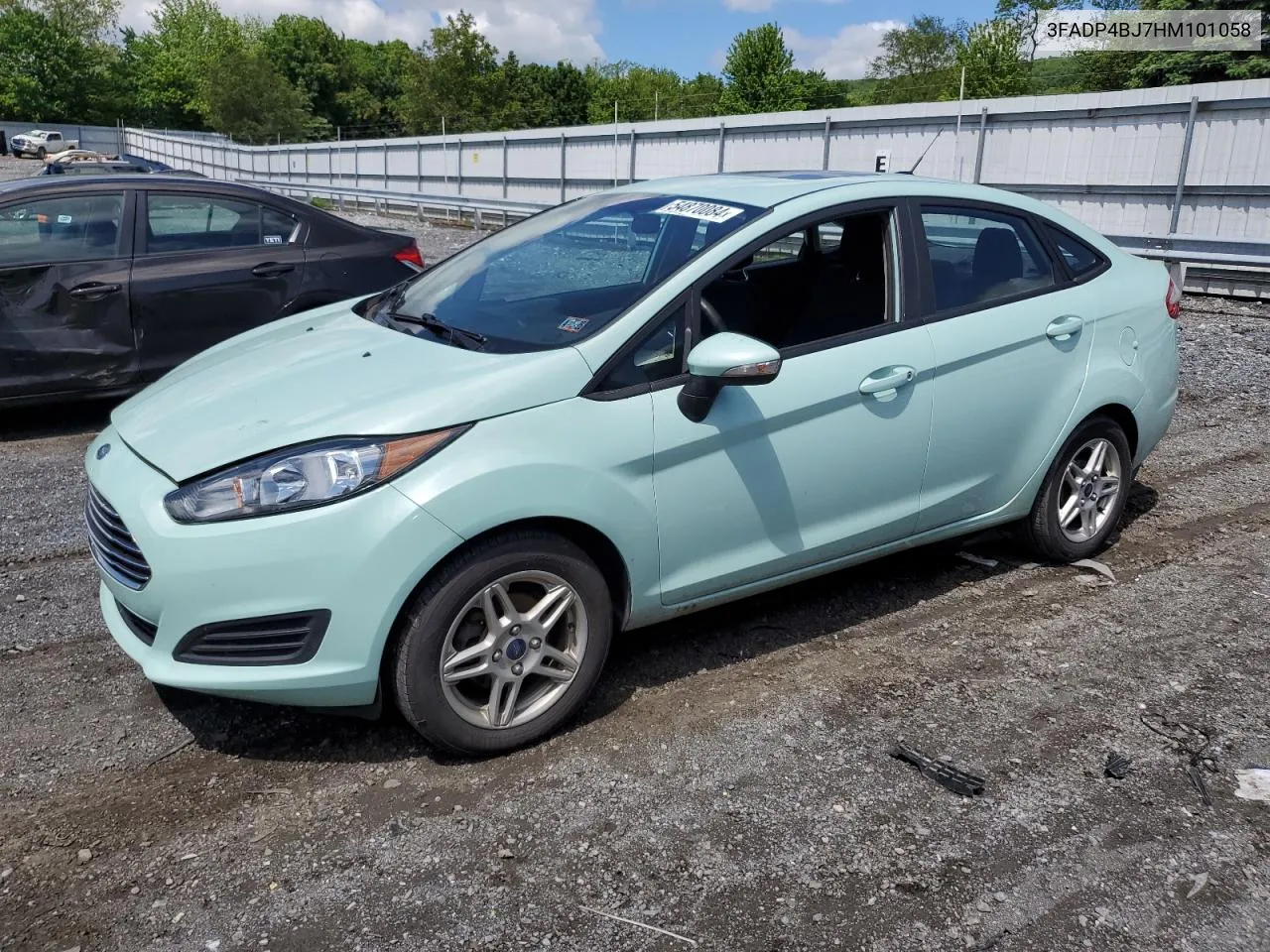 2017 Ford Fiesta Se VIN: 3FADP4BJ7HM101058 Lot: 54870084