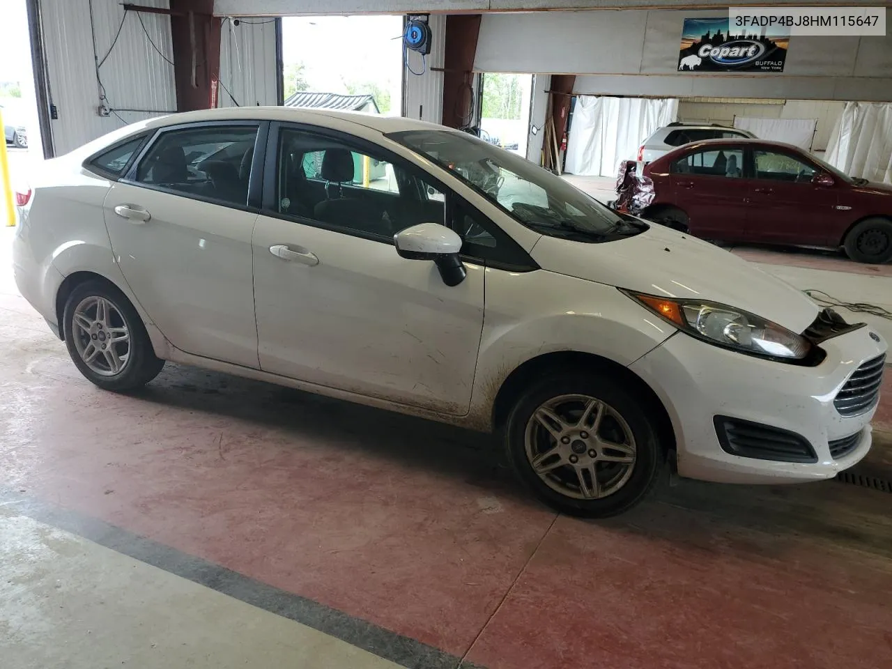 2017 Ford Fiesta Se VIN: 3FADP4BJ8HM115647 Lot: 55840394