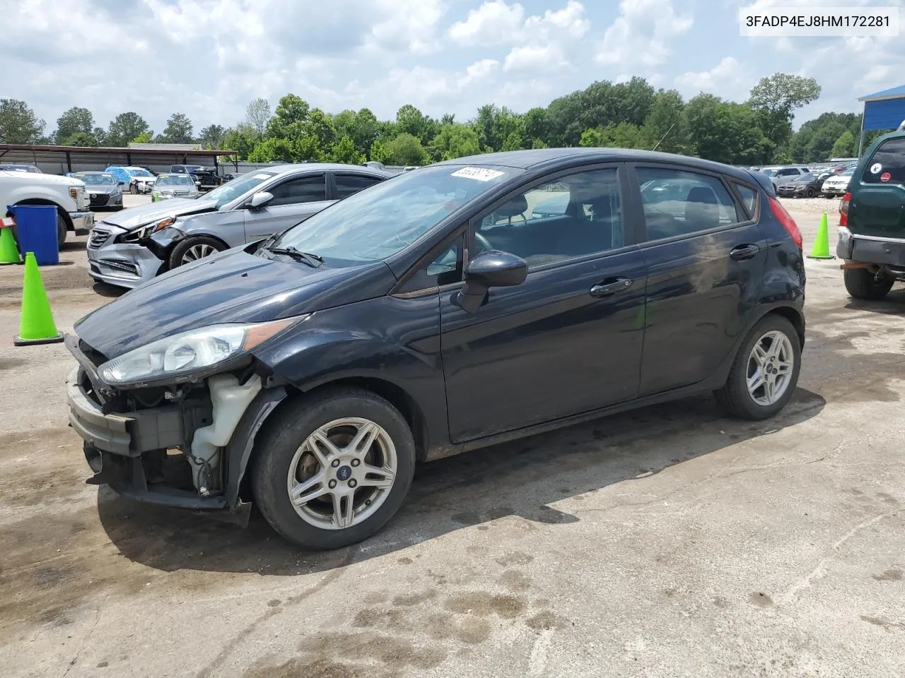 2017 Ford Fiesta Se VIN: 3FADP4EJ8HM172281 Lot: 56038714