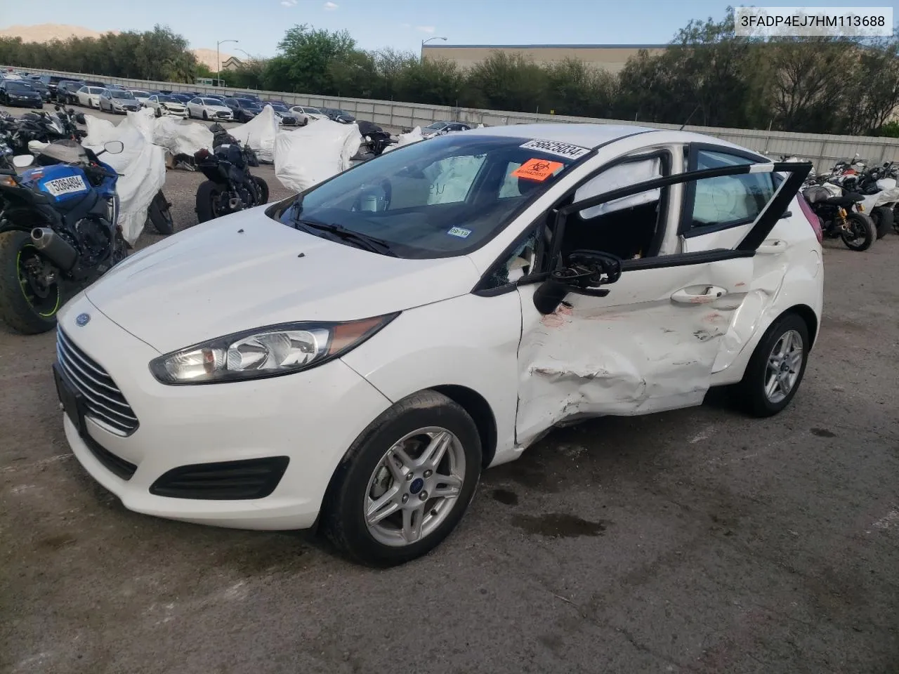 3FADP4EJ7HM113688 2017 Ford Fiesta Se