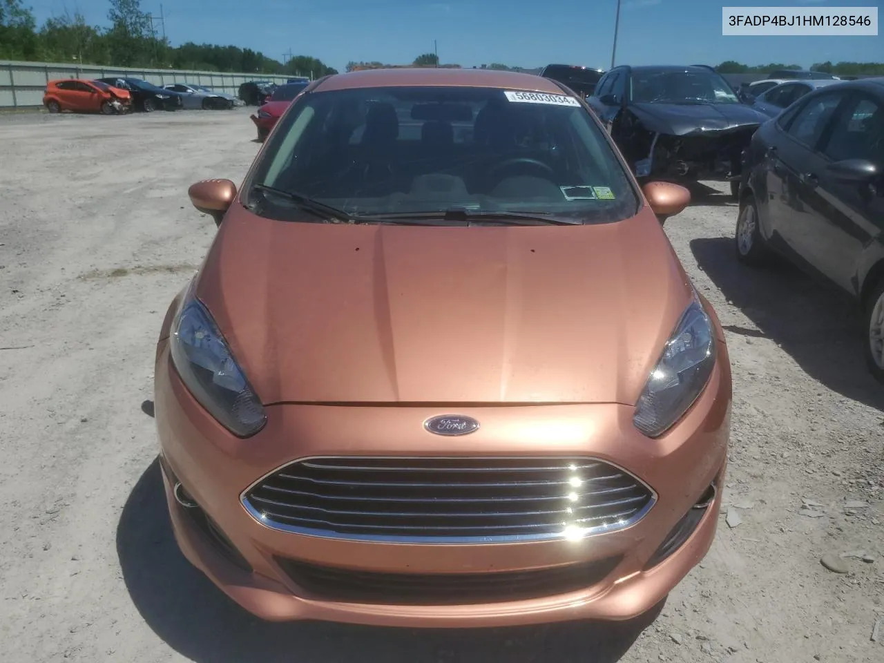 2017 Ford Fiesta Se VIN: 3FADP4BJ1HM128546 Lot: 56803034