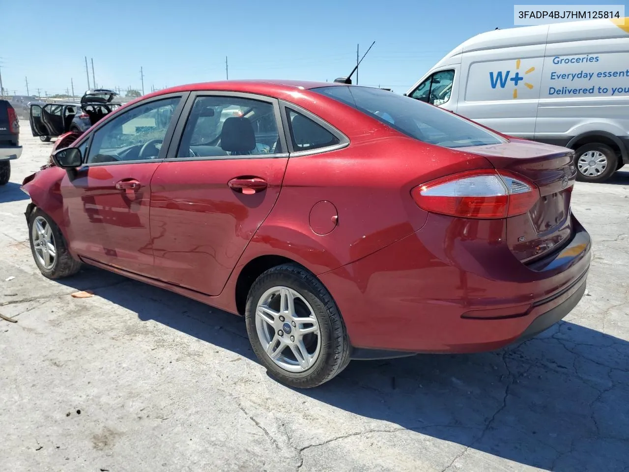 2017 Ford Fiesta Se VIN: 3FADP4BJ7HM125814 Lot: 57374494