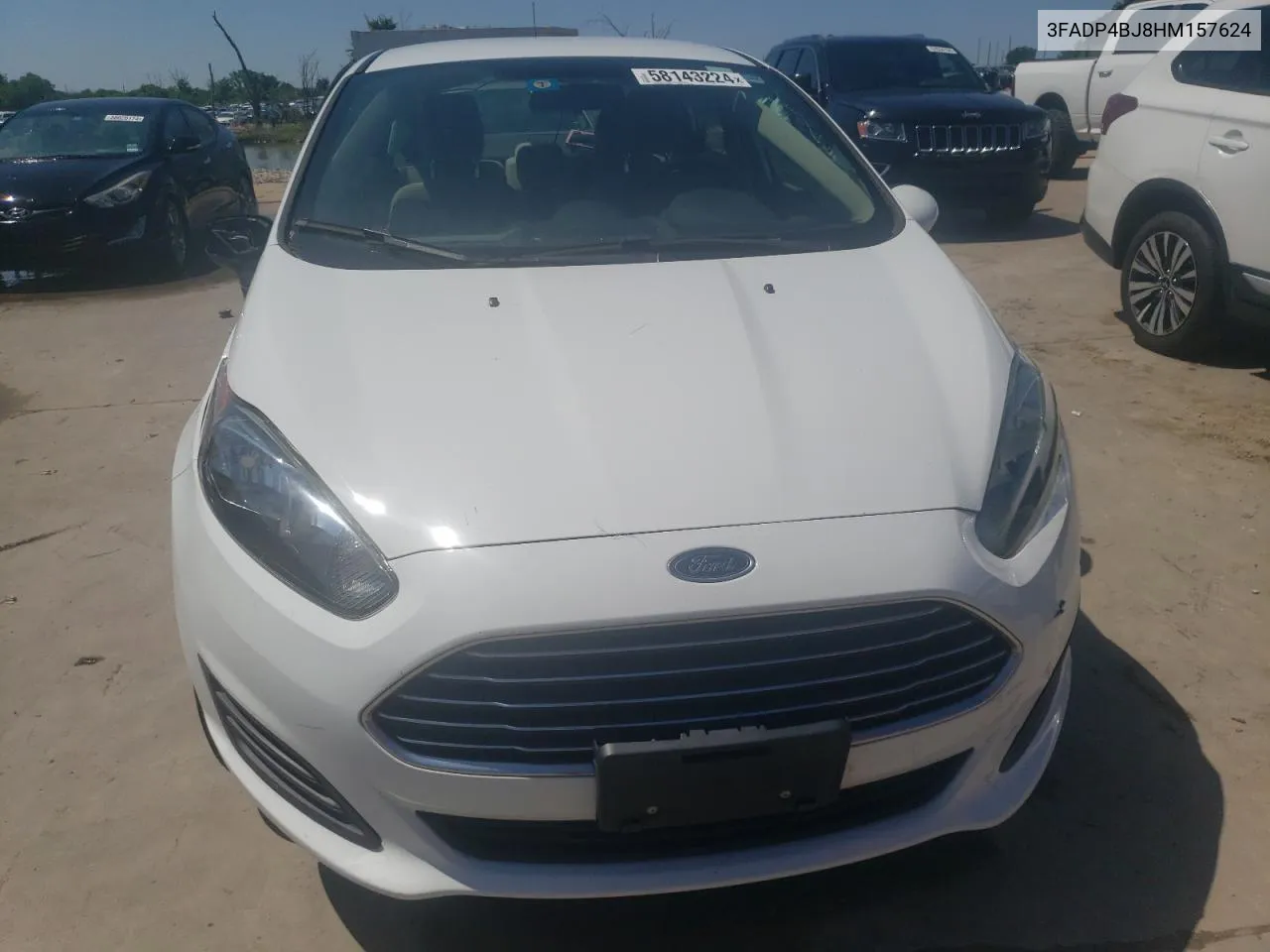 2017 Ford Fiesta Se VIN: 3FADP4BJ8HM157624 Lot: 58143224