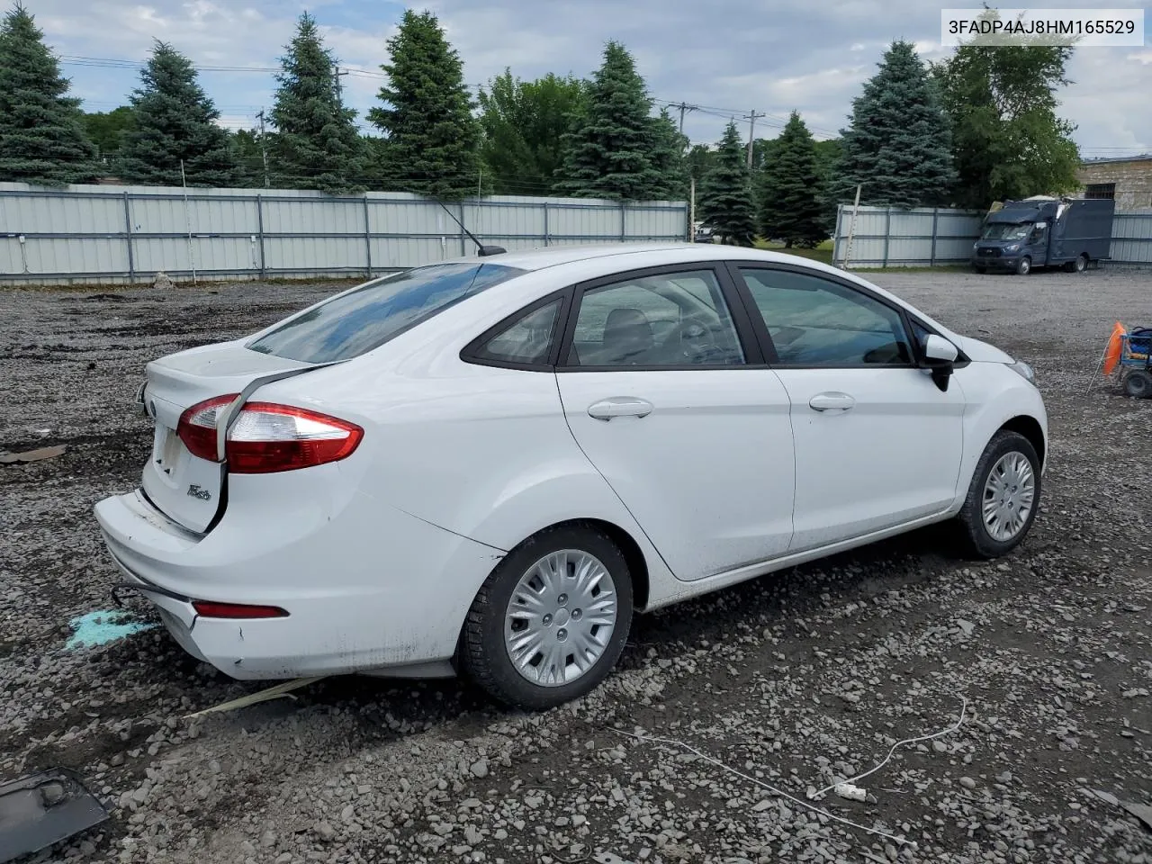 2017 Ford Fiesta S VIN: 3FADP4AJ8HM165529 Lot: 58289814