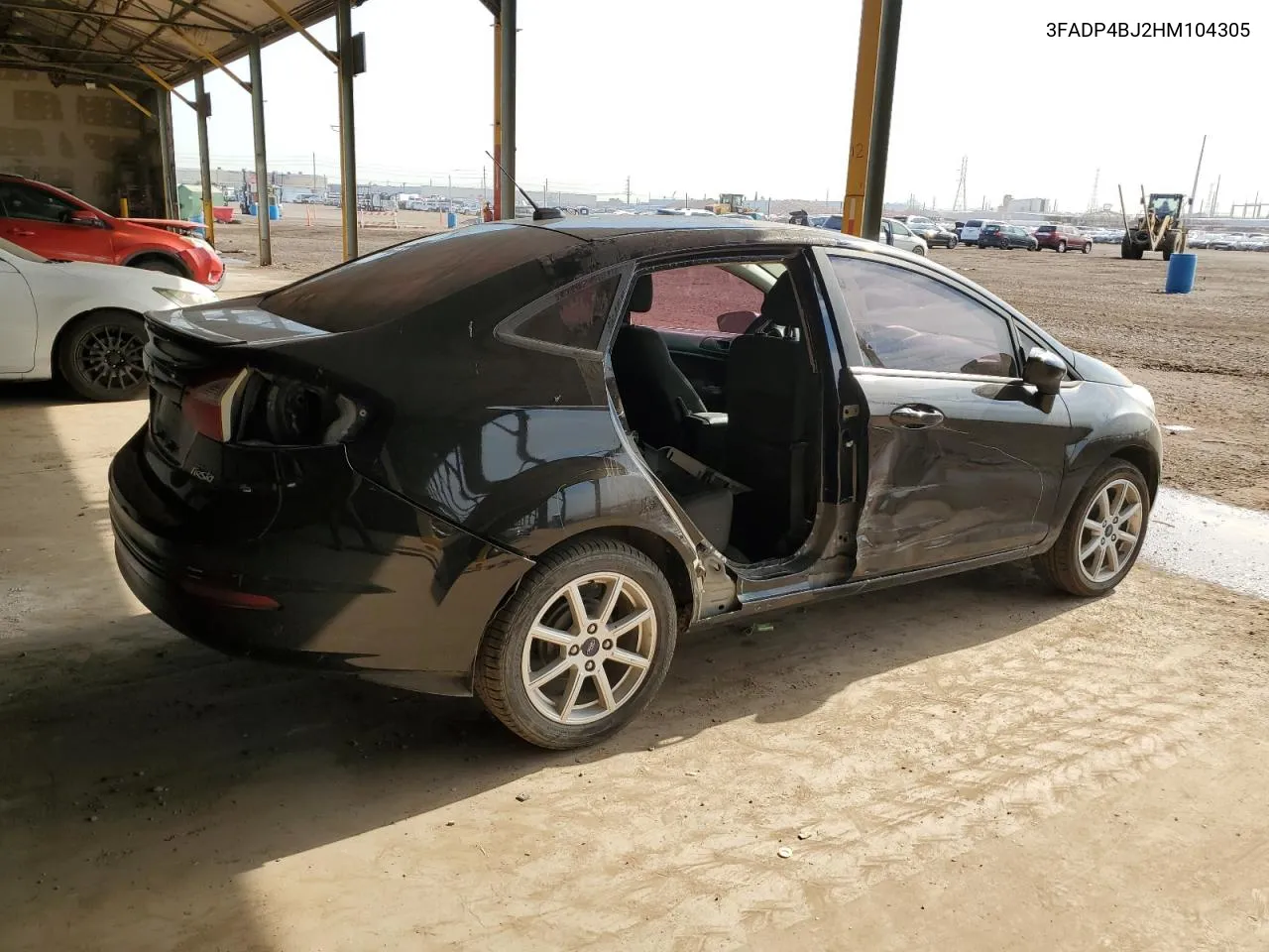 2017 Ford Fiesta Se VIN: 3FADP4BJ2HM104305 Lot: 58527534