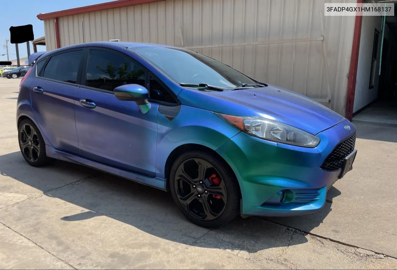 2017 Ford Fiesta St VIN: 3FADP4GX1HM168137 Lot: 59083764