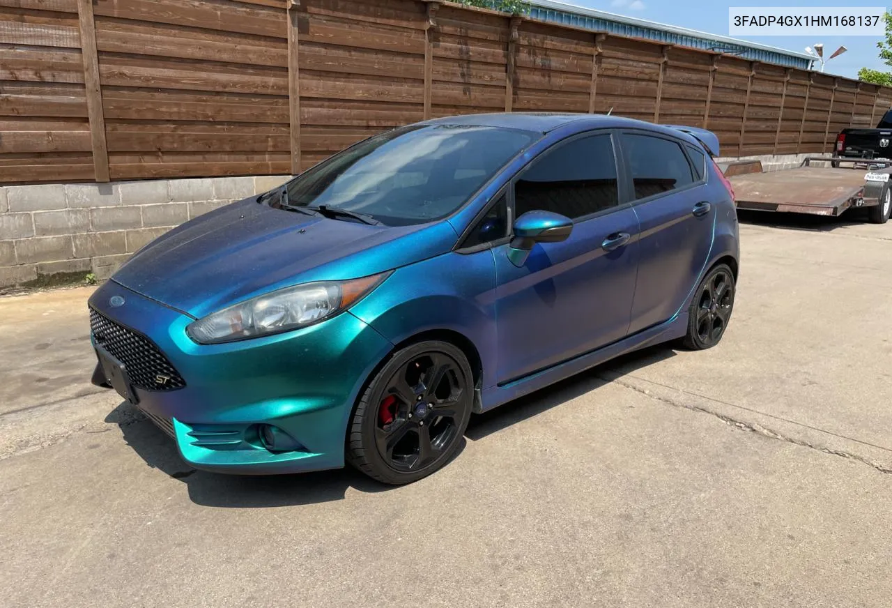 2017 Ford Fiesta St VIN: 3FADP4GX1HM168137 Lot: 59083764