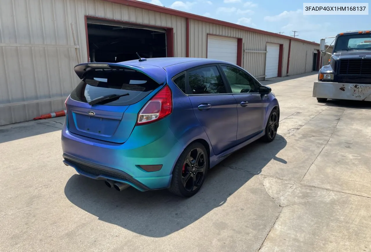 2017 Ford Fiesta St VIN: 3FADP4GX1HM168137 Lot: 59083764