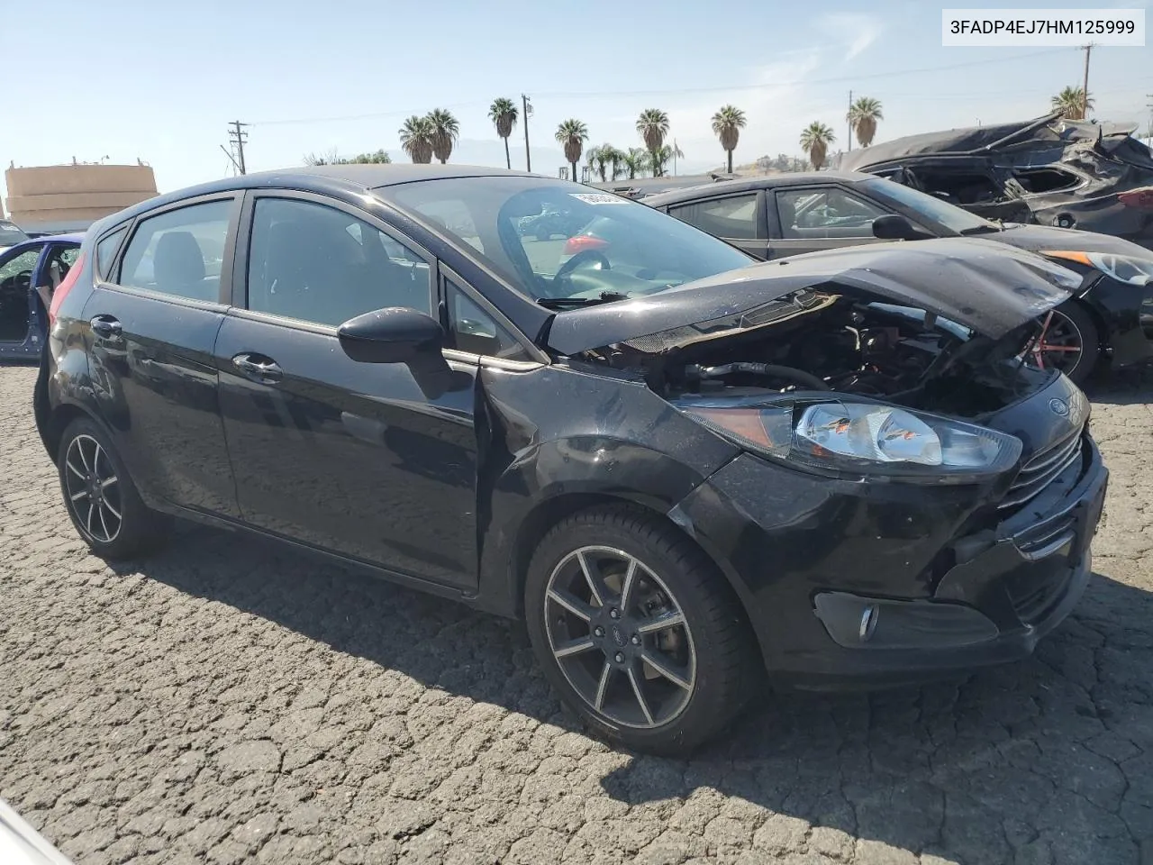 3FADP4EJ7HM125999 2017 Ford Fiesta Se