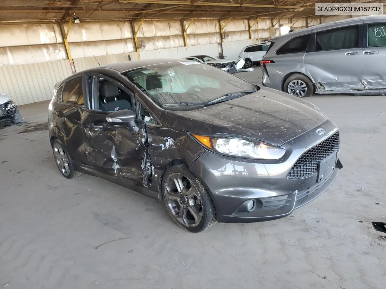 2017 Ford Fiesta St VIN: 3FADP4GX3HM157737 Lot: 59723484