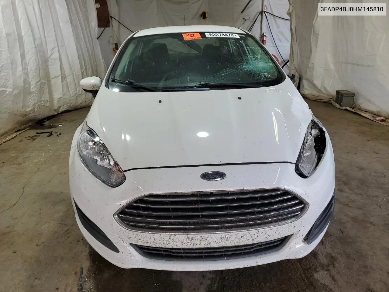 2017 Ford Fiesta Se VIN: 3FADP4BJ0HM145810 Lot: 60078474