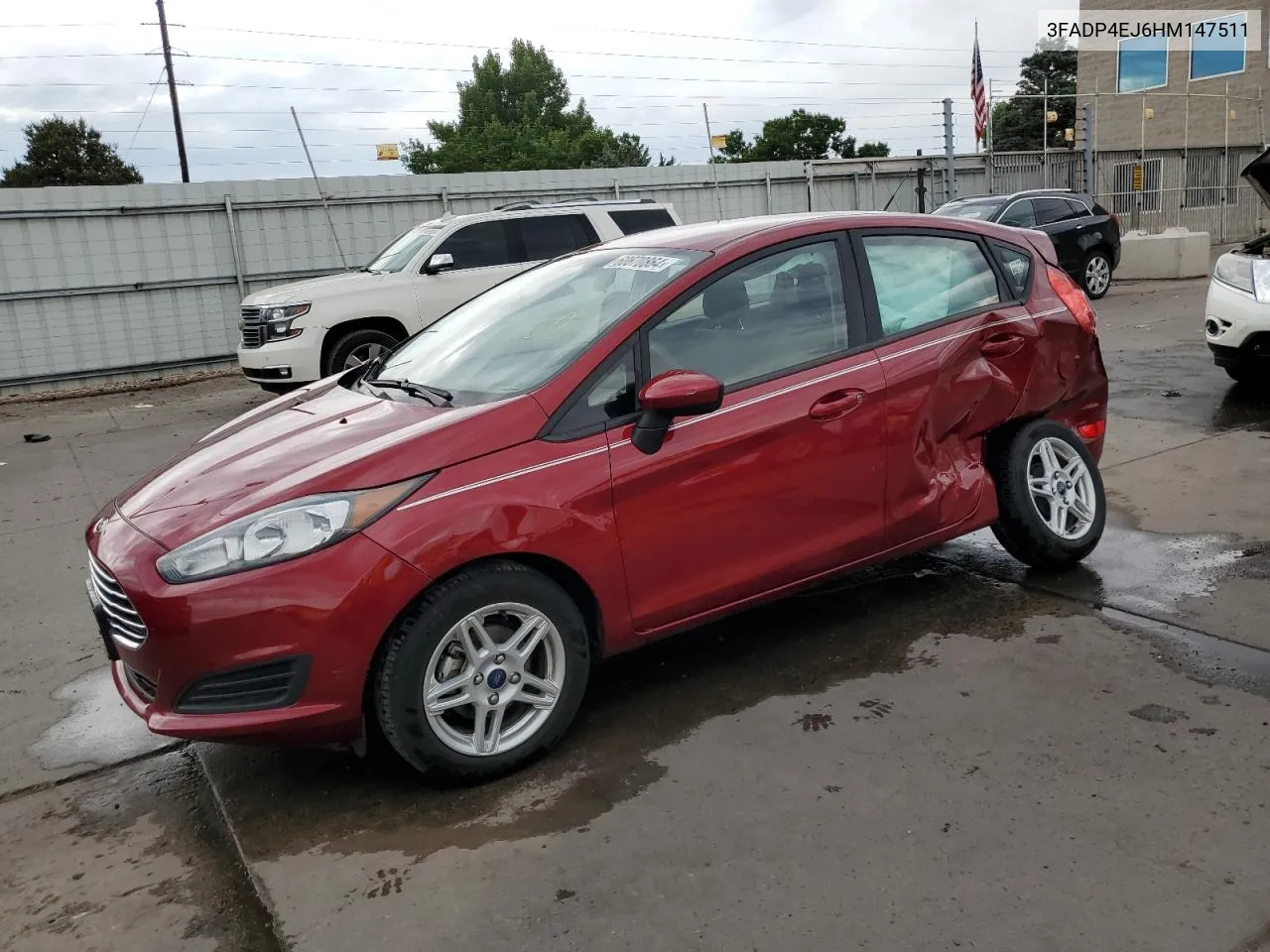 2017 Ford Fiesta Se VIN: 3FADP4EJ6HM147511 Lot: 60670864