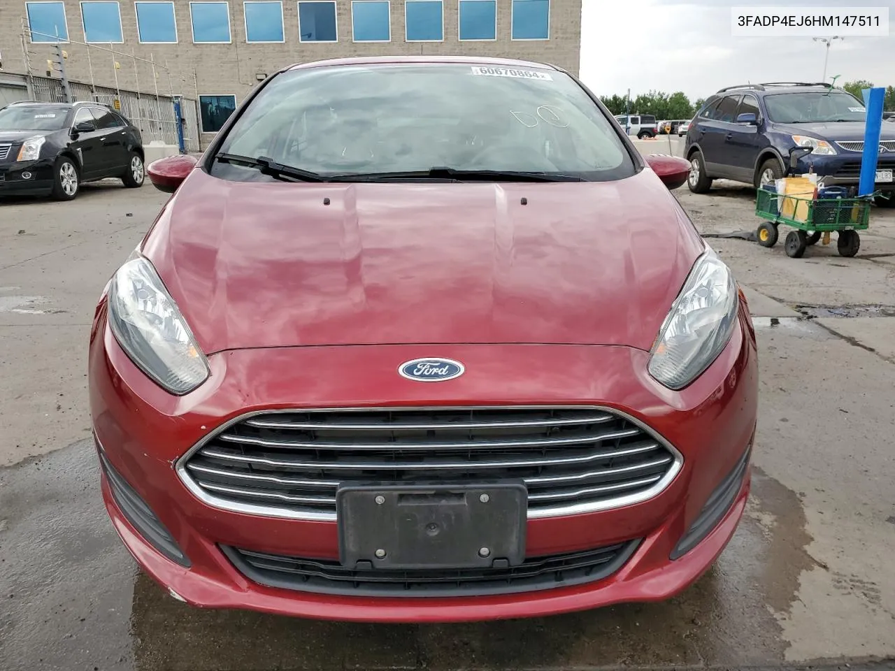 2017 Ford Fiesta Se VIN: 3FADP4EJ6HM147511 Lot: 60670864