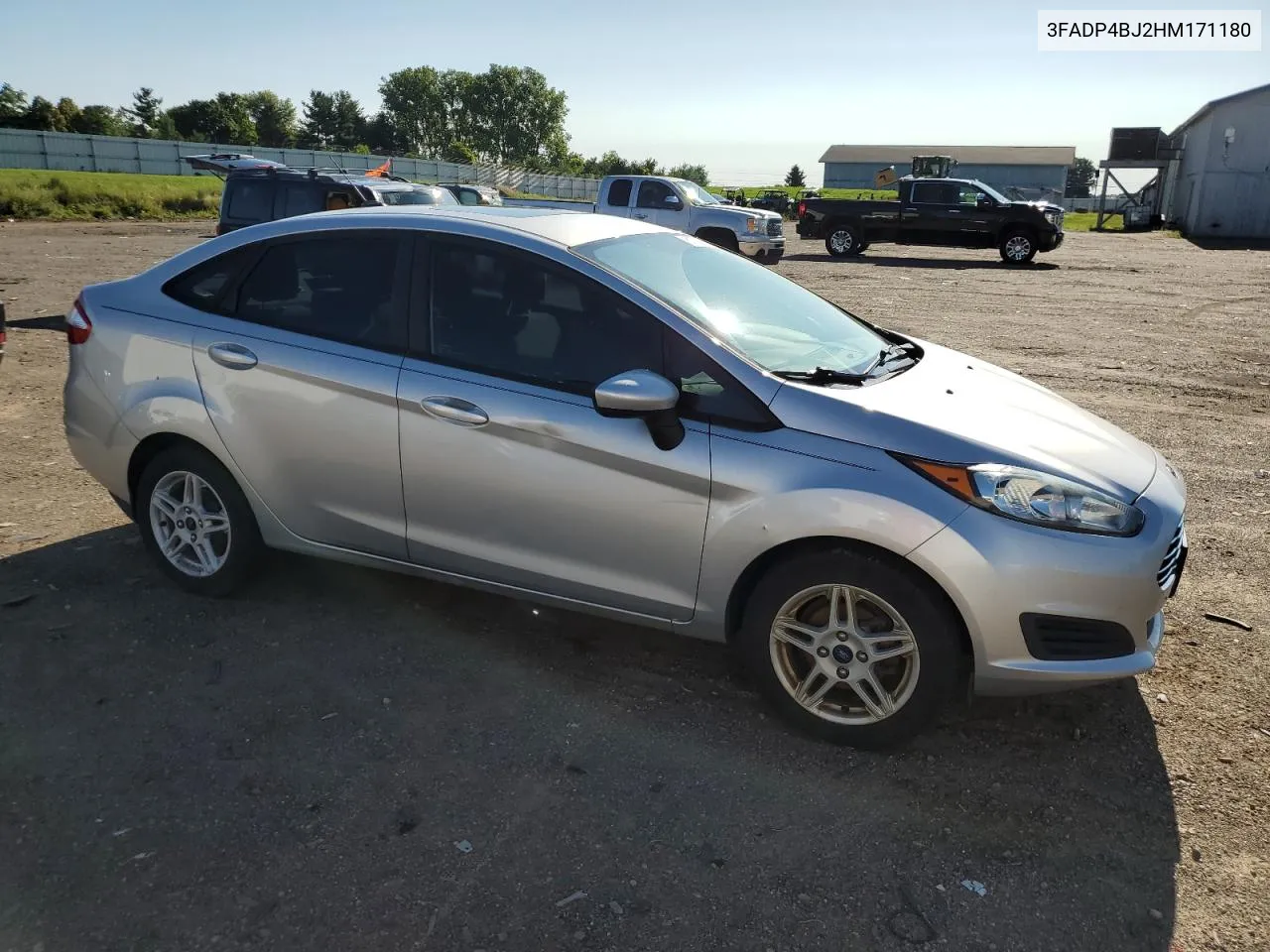 2017 Ford Fiesta Se VIN: 3FADP4BJ2HM171180 Lot: 61226194