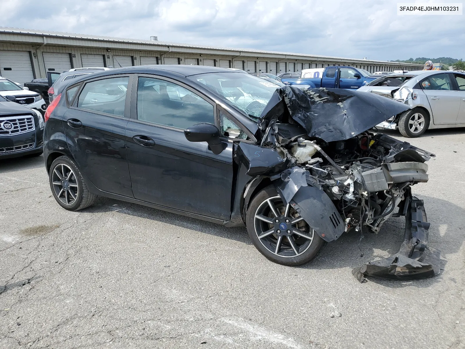 2017 Ford Fiesta Se VIN: 3FADP4EJ0HM103231 Lot: 61478094