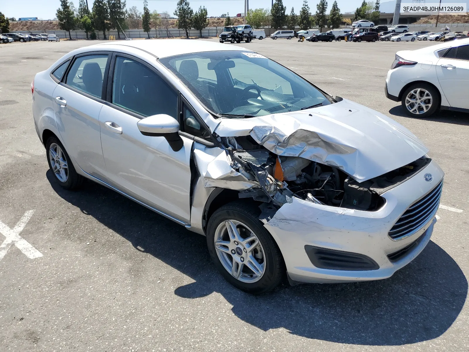 2017 Ford Fiesta Se VIN: 3FADP4BJ0HM126089 Lot: 61549514