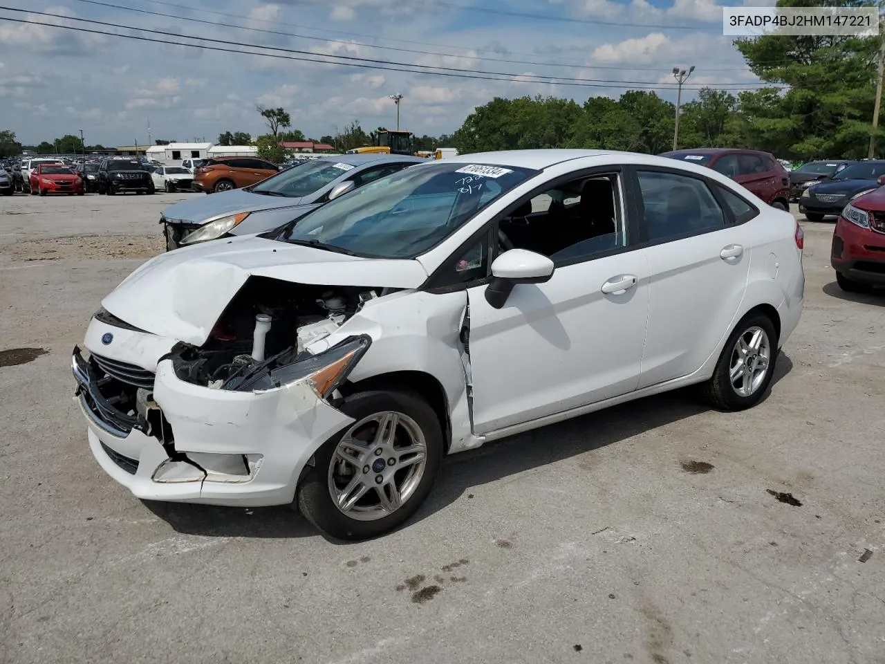 2017 Ford Fiesta Se VIN: 3FADP4BJ2HM147221 Lot: 61661334