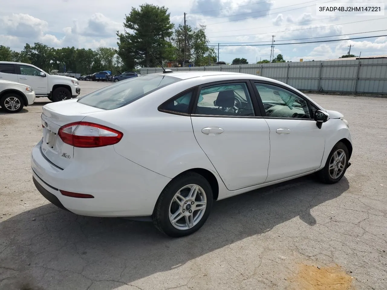 2017 Ford Fiesta Se VIN: 3FADP4BJ2HM147221 Lot: 61661334