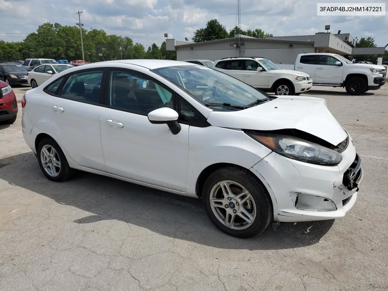 2017 Ford Fiesta Se VIN: 3FADP4BJ2HM147221 Lot: 61661334