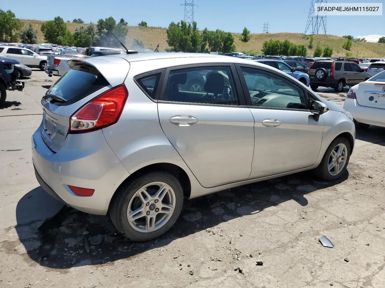 2017 Ford Fiesta Se VIN: 3FADP4EJ6HM115027 Lot: 61714724