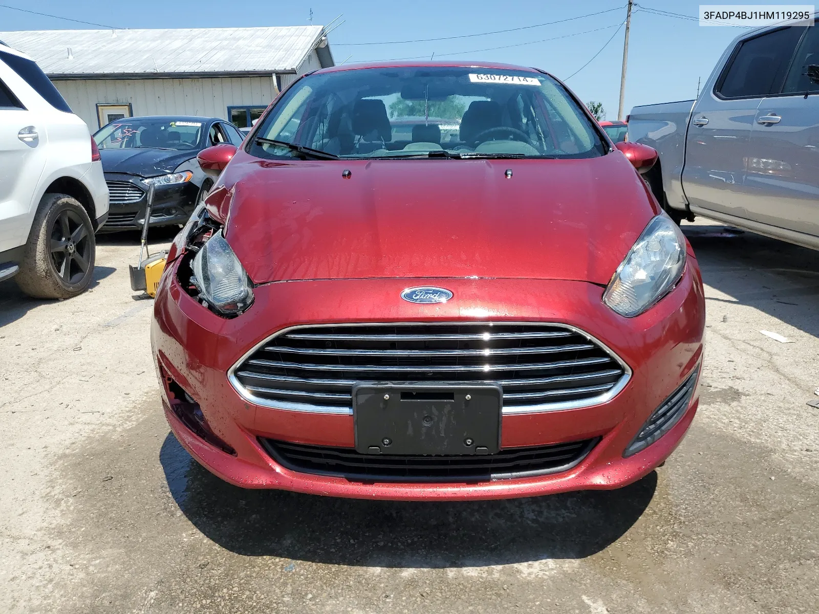 2017 Ford Fiesta Se VIN: 3FADP4BJ1HM119295 Lot: 63072714