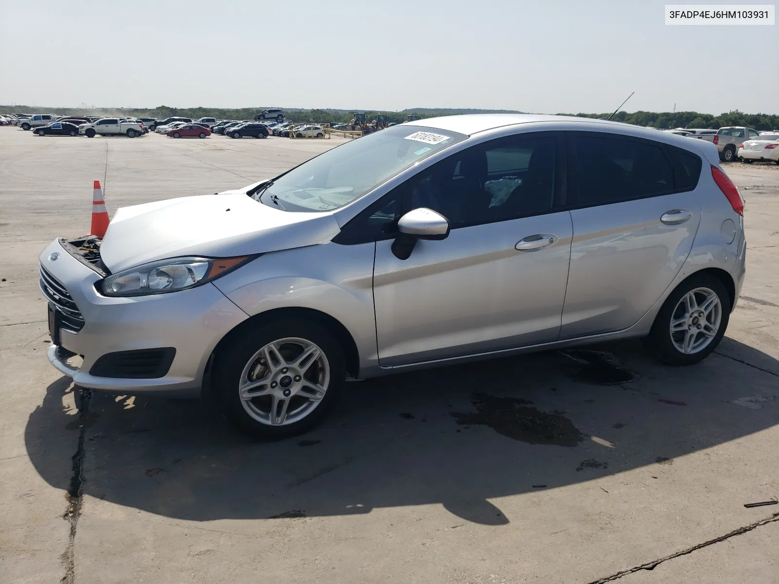 2017 Ford Fiesta Se VIN: 3FADP4EJ6HM103931 Lot: 63183194